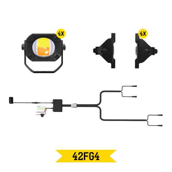 ARC Lighting 42FG4 Super Duty Tiny Monster Grille Light Kit