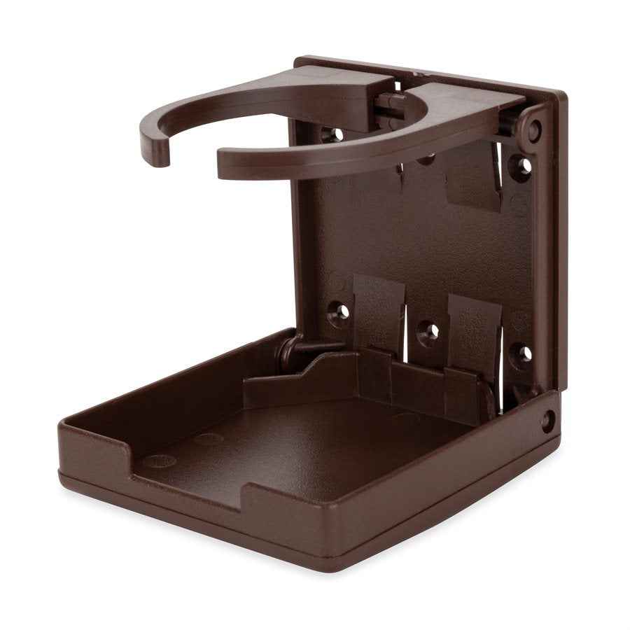 Camco 44043 Brown Folding Adjustable Drink Holder