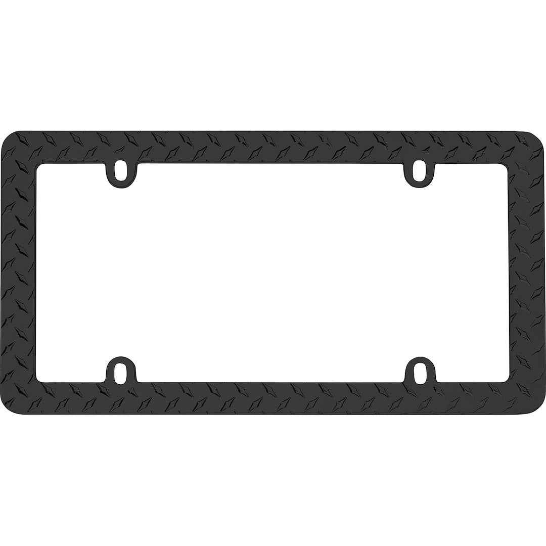 Cruiser License Plate Frame - Diamond Plate, Automotive – 30850