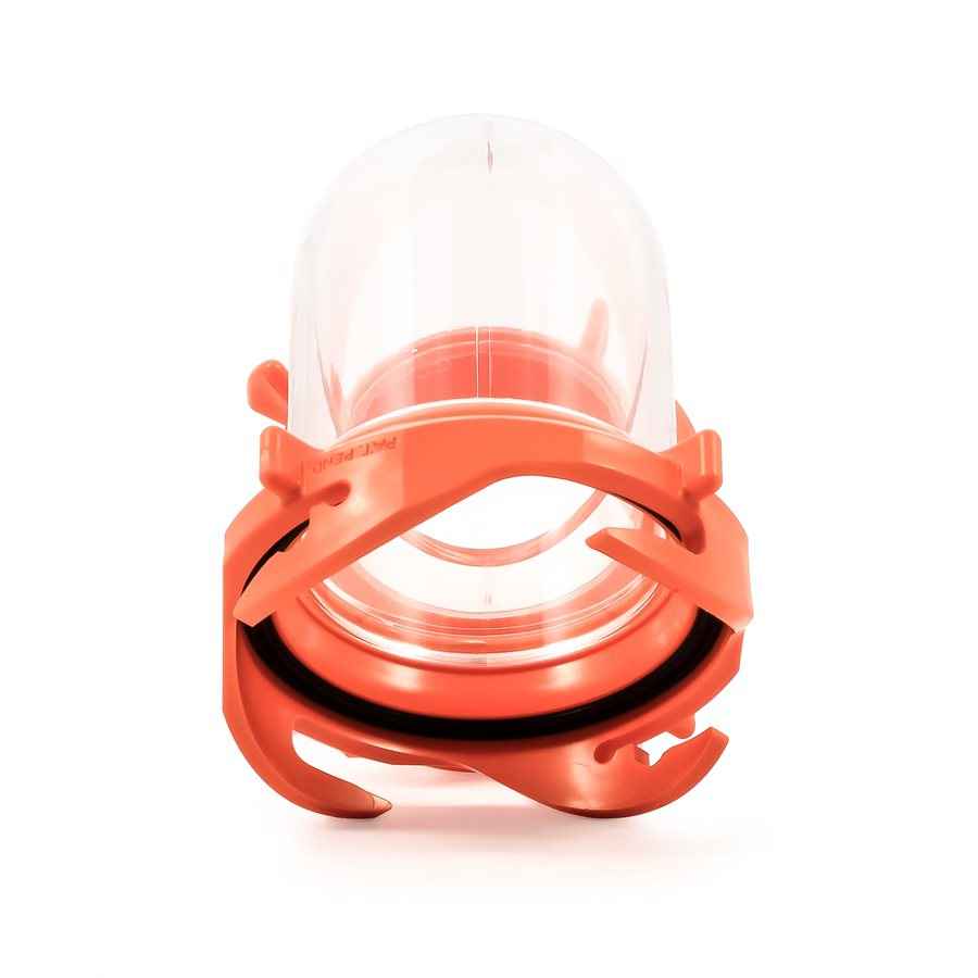 Camco 39857 RhinoFLEX Clear 90-Degree Swivel Sewer Elbow