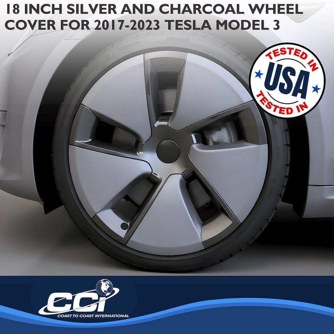Coast To Coast 56518SC 18-Inch Silver Five-Spoke Cover Set - image 3
