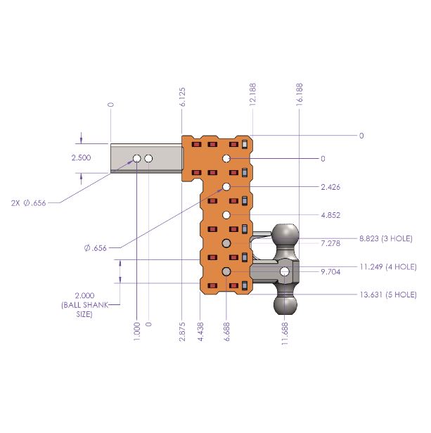 Gen-Y Hitch Gh-2413x Trailer Hitch Ball Mount - image 4