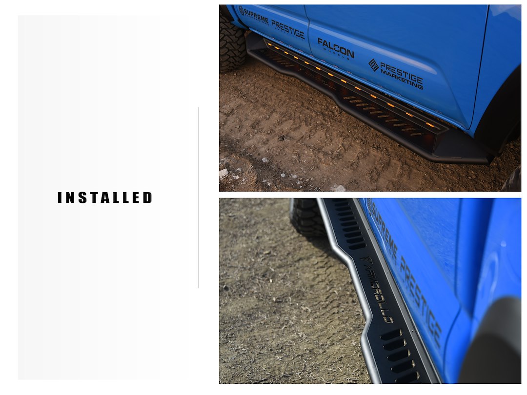 Armordillo 8722091 FX Lighted Steel Running Boards, Stationary - image 8