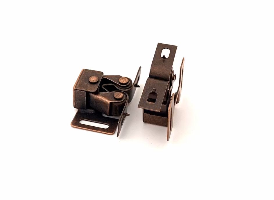 JR Products Keeping RV Cabinet Doors Closed Brass Double (70235)