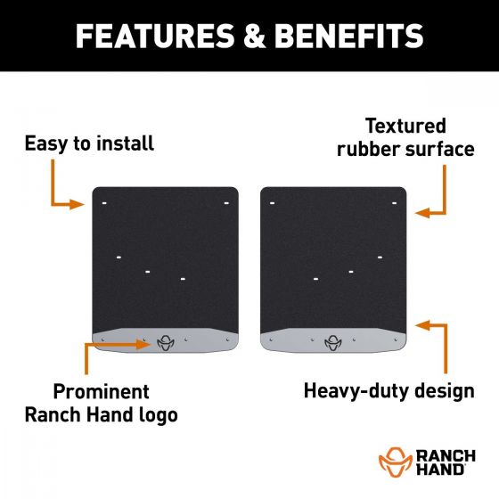Ranch Hand 251452rh Heavy-Duty Truck Mud Guard