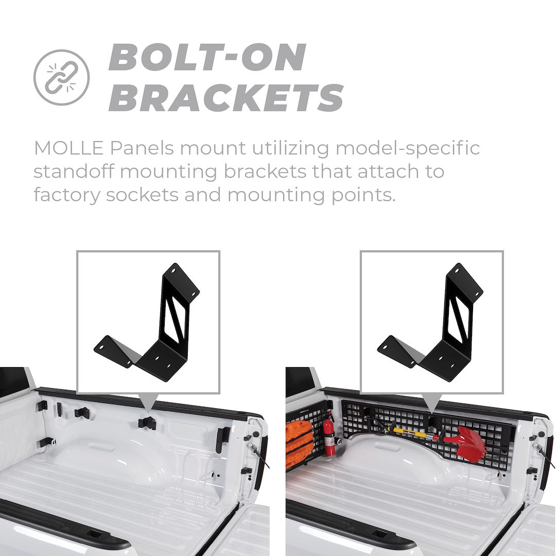 Putco 195512 Modular Aluminum MOLLE Bed Panel