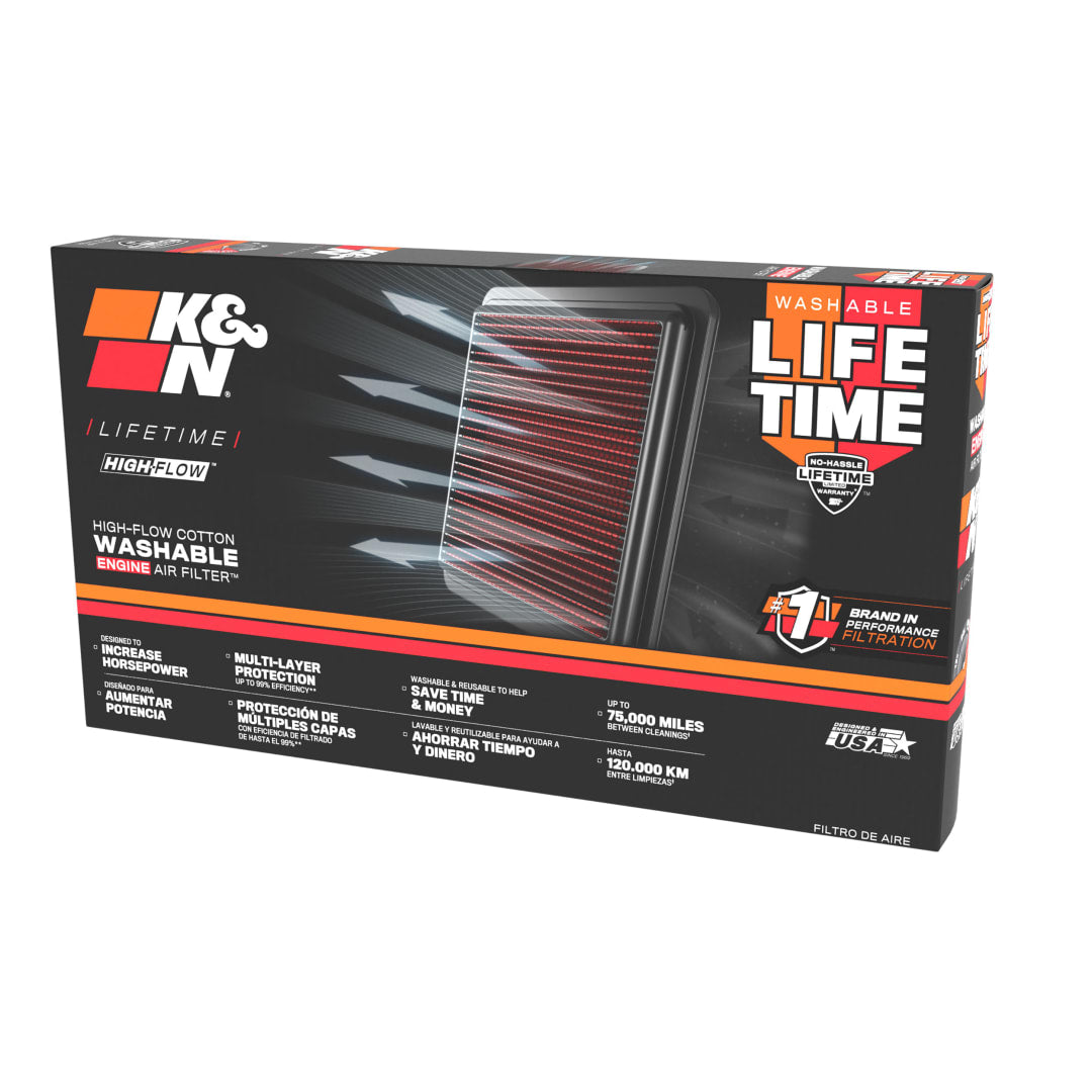 K&N Su-9921 High-Flow Stock-Fit Motorcycle Filter