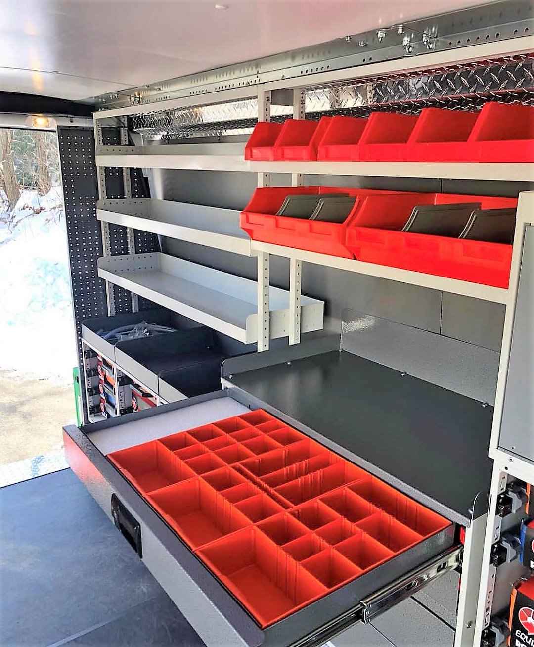 Rolacase RP428/2 Van-Shelving Compartment Bin