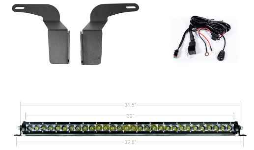 Cali Raised LED CR2846 Tacoma Flush Bumper Combo Kit