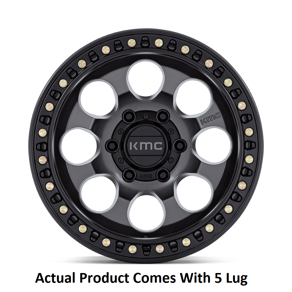 KMC KM550AB17855010 Anthracite Eight-Hole Wheel, 17x8.5 - image 3