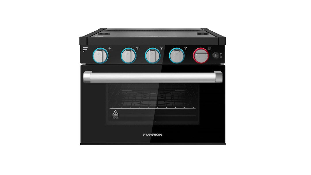Furrion Fgr17g3ma2b-Bg RV Gas Cooktop with Folding Cover