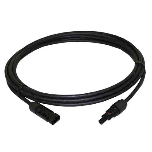 AIMS Power 1009513 Black 10 AWG 20-Foot MC4 Solar Cable