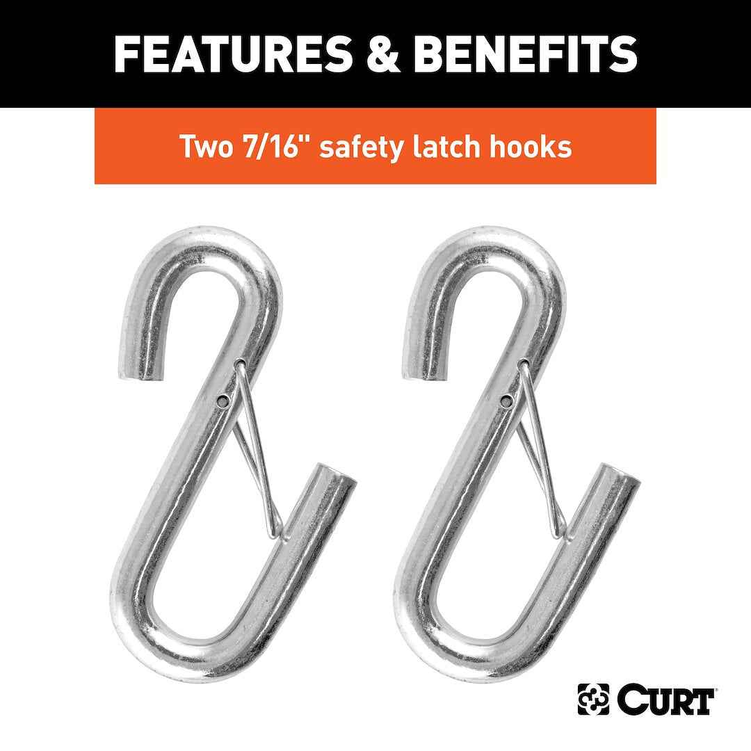 CURT Trailer Safety Cable - Set Of 2 – 80151