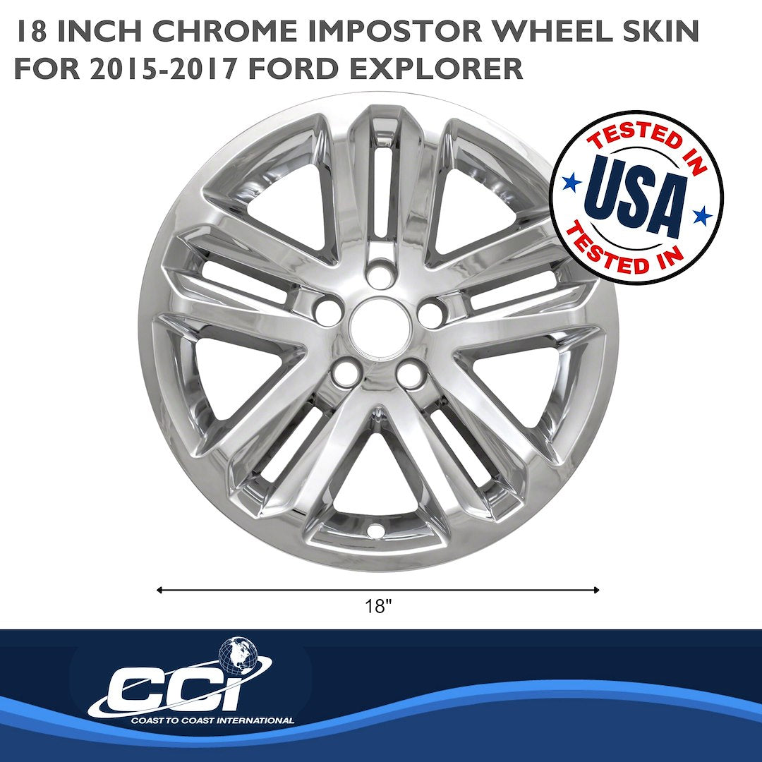 Coast To Coast IMP370X Explorer 18-Inch Chrome Skin Set - image 2