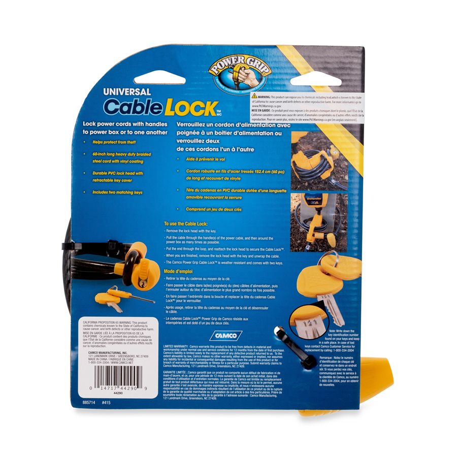 Camco 44290 Cable Lock - image 11