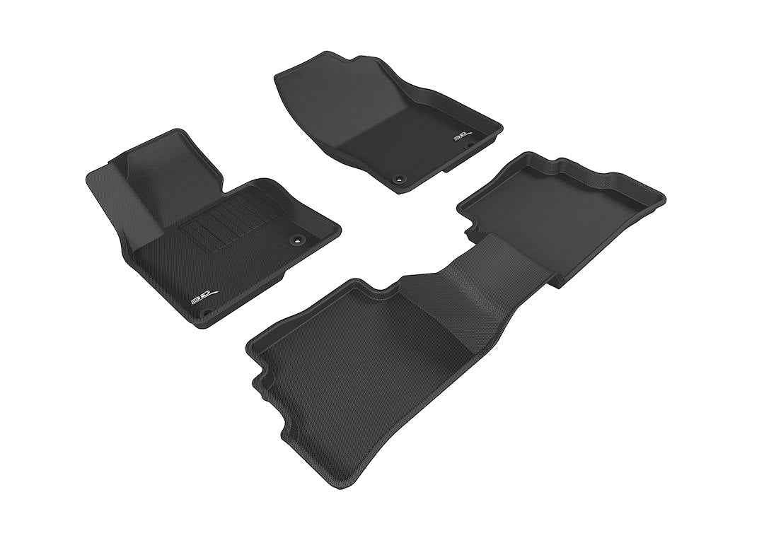 3D Mats L1MZ05801509 Mazda CX-5 KAGU Black Two-Row Mats - image 1