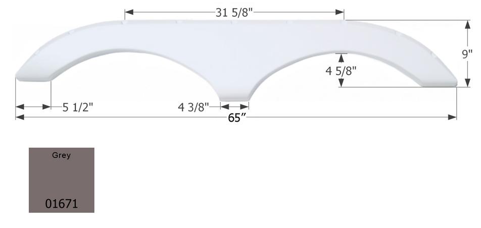 Icon 01671 Fender Skirt