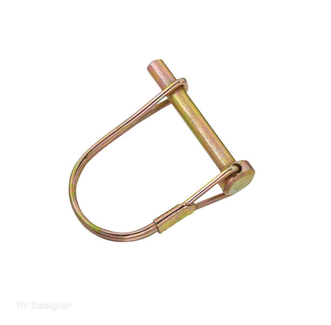 RV Designer H427 Gold Steel Coupler Retainer, 1/4 x 1-3/8-Inch