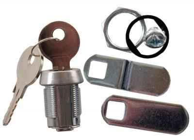 JR Products 00165 Deluxe Keyed Baggage-Door Cylinder, 7/8-Inch