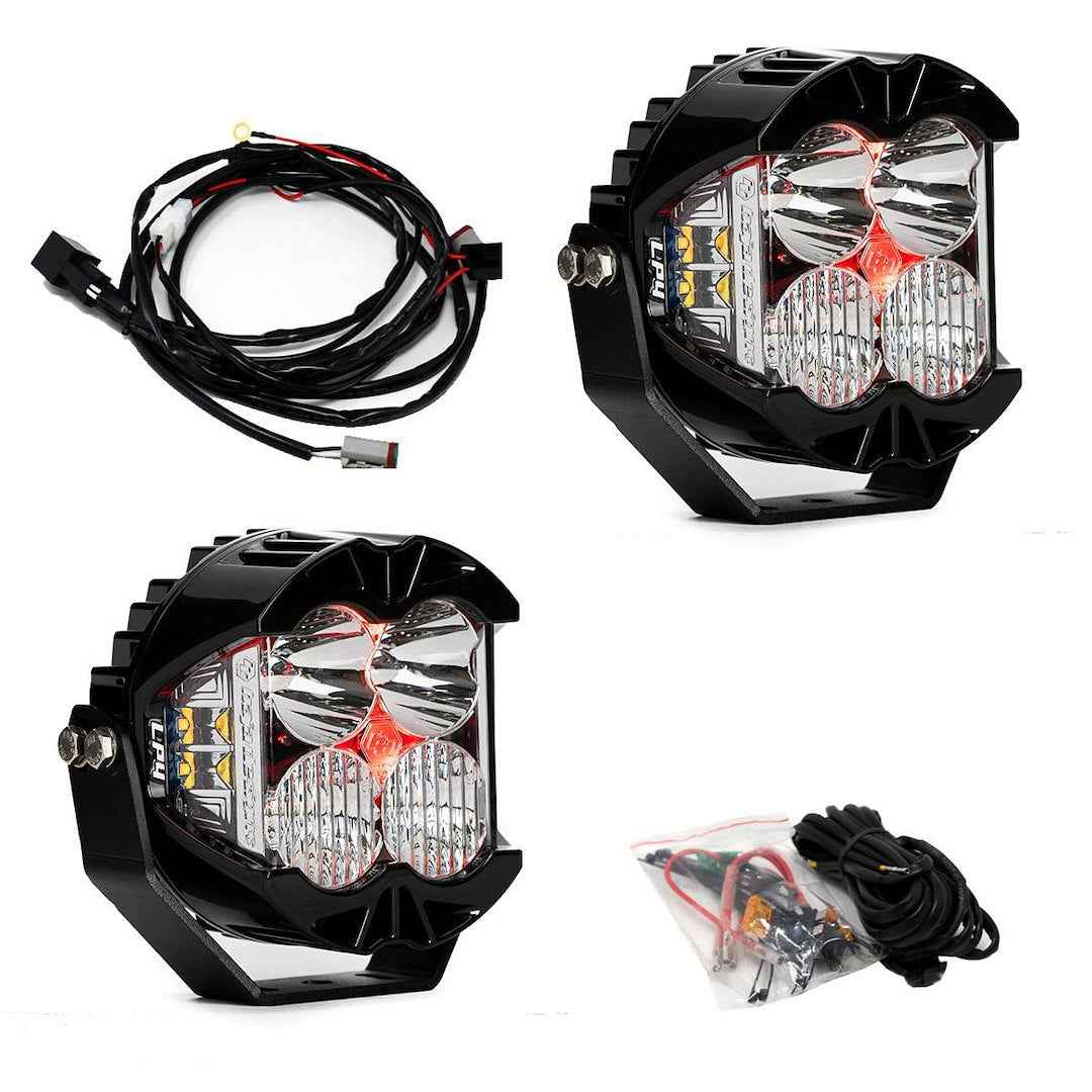 Baja Designs 297814 LP4 Pro Red Driving/Combo Light Pair