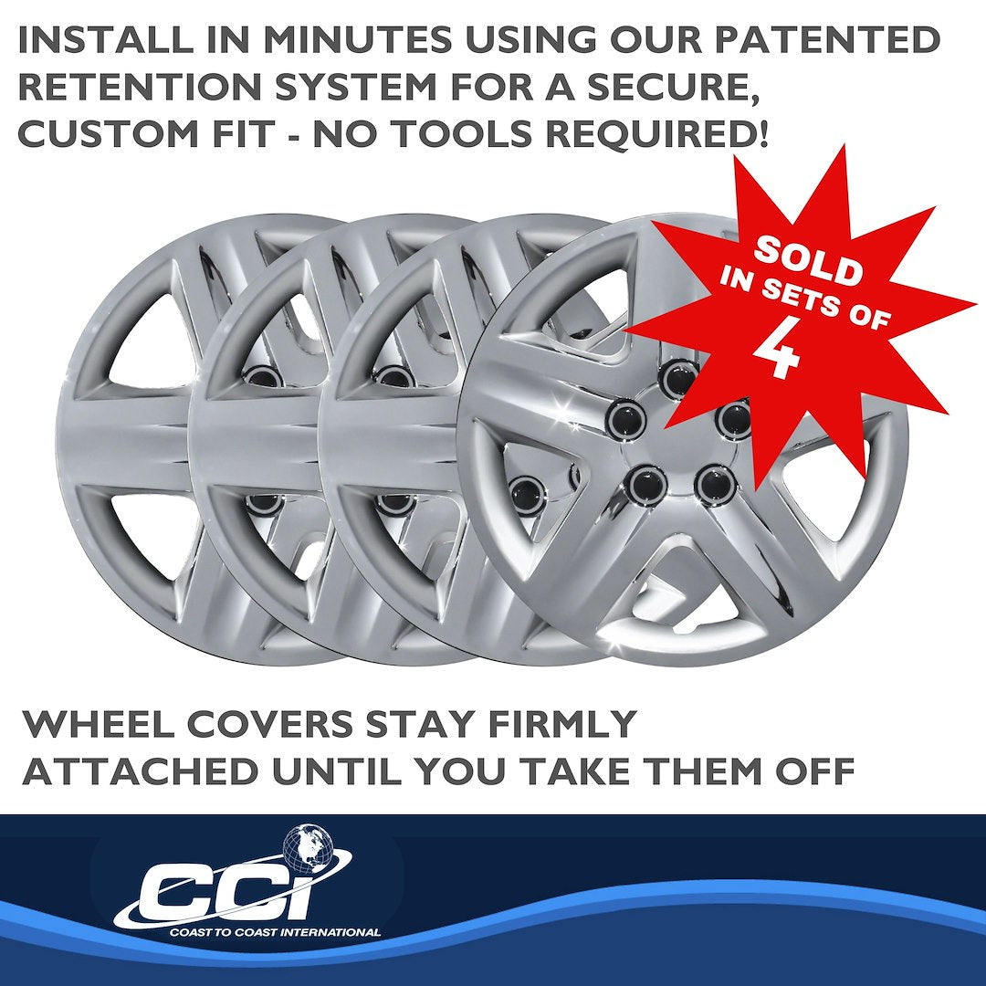 Coast To Coast 43116C Five-Spoke Steel-Wheel Covers for Impala - image 4
