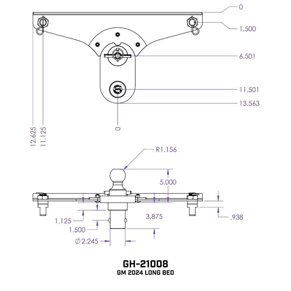 Gen-Y Hitch Gooseneck Trailer Hitch Ball – GH-21008