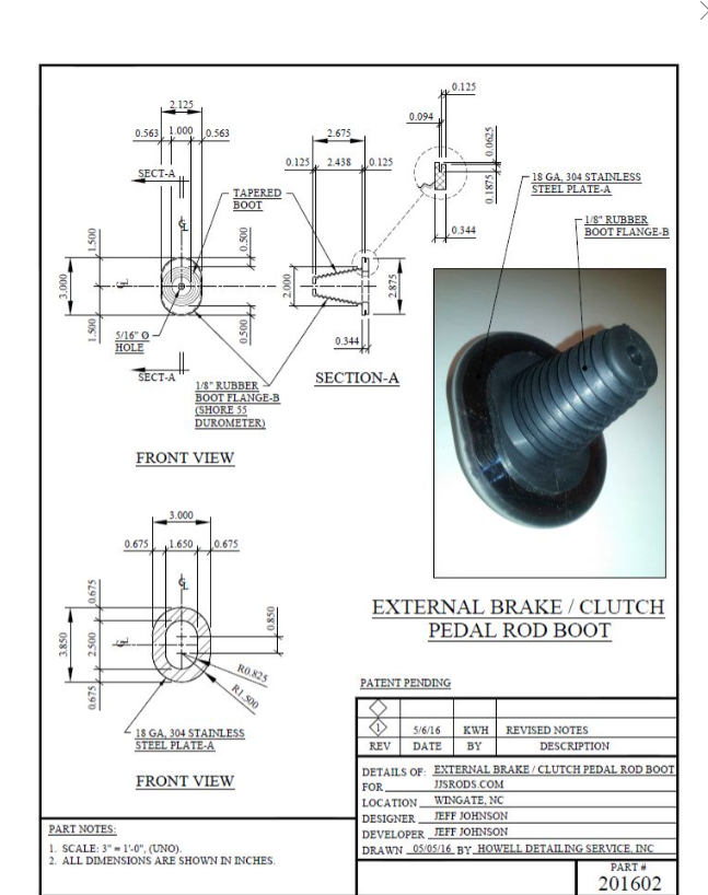 Borgeson 323419161 Firewall Opening Replacement Grommet - image 2