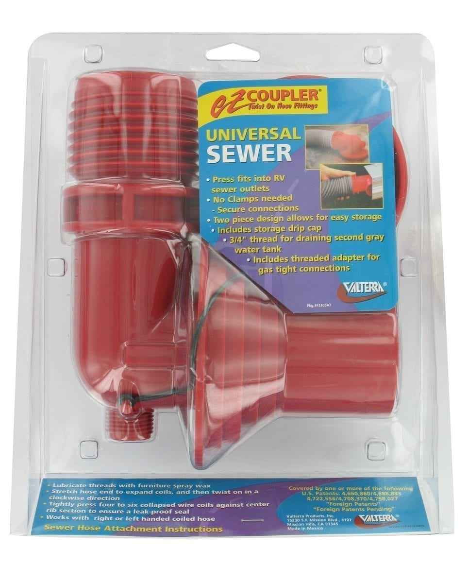 Valterra 90-Degree Threaded Sewer Elbow – F02-3305VP