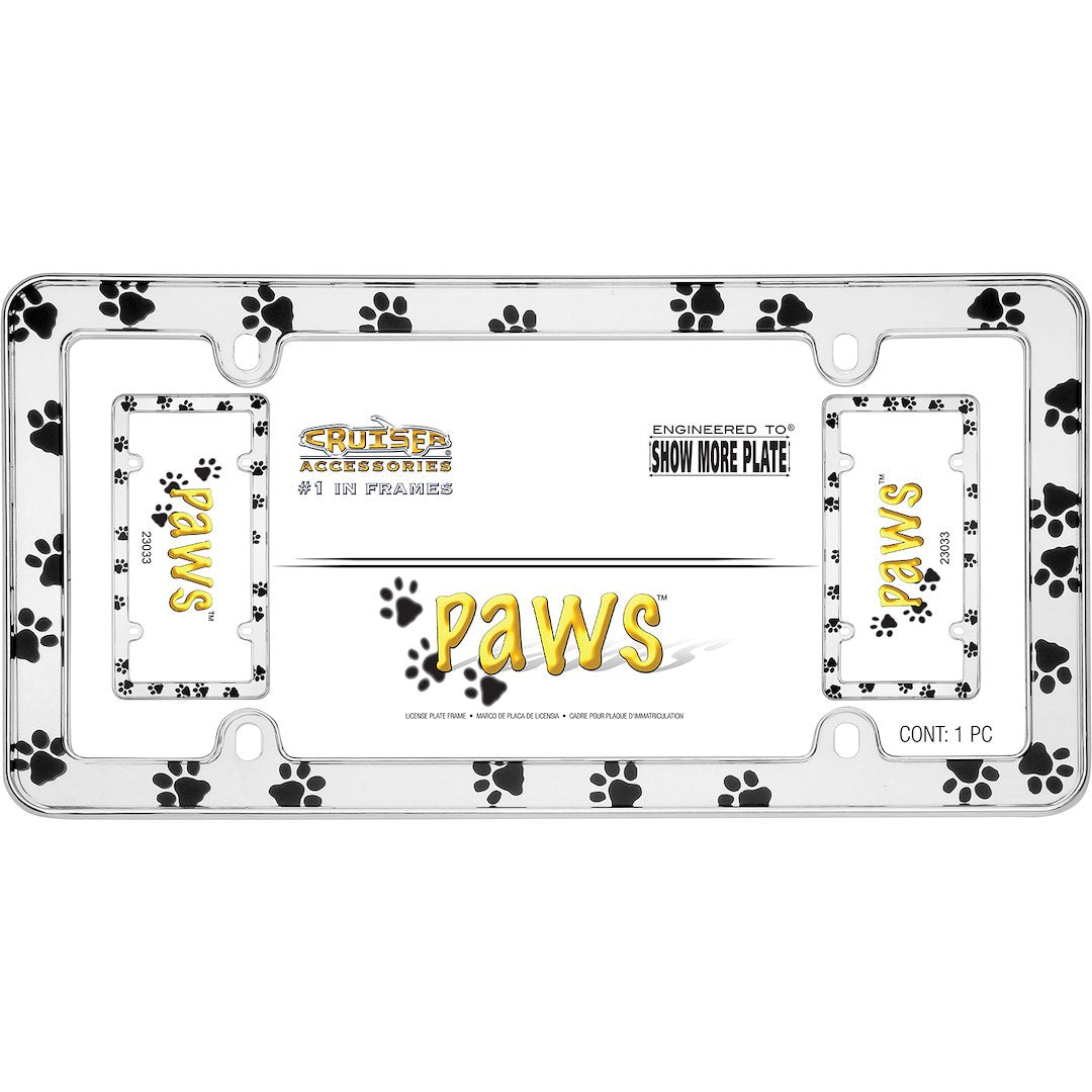 Cruiser License Plate Frame (23033) – Material: Die Cast Zinc