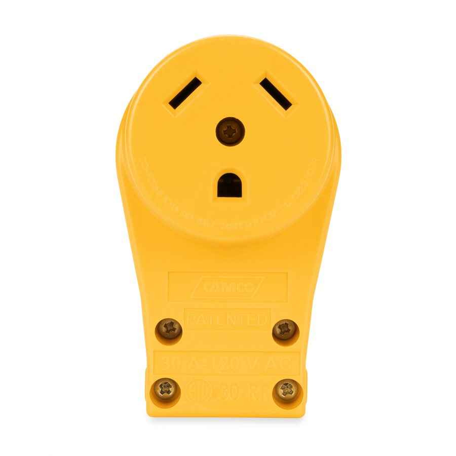 Camco PowerGrip 30A Female Replacement Receptacle – 55343