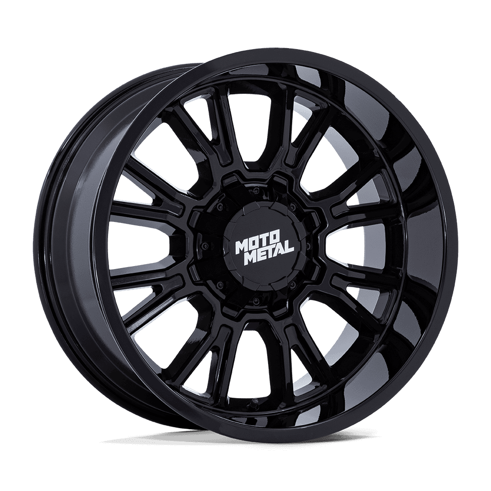 Moto Metal MO810BX20908020 Gloss Black Split-Spoke Wheel, 20x9 - image 1