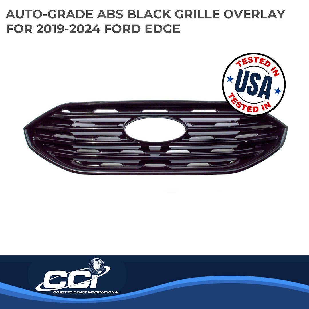 Coast To Coast GI498BLK Edge Rectangular Gloss Bar Grille Trim - image 2