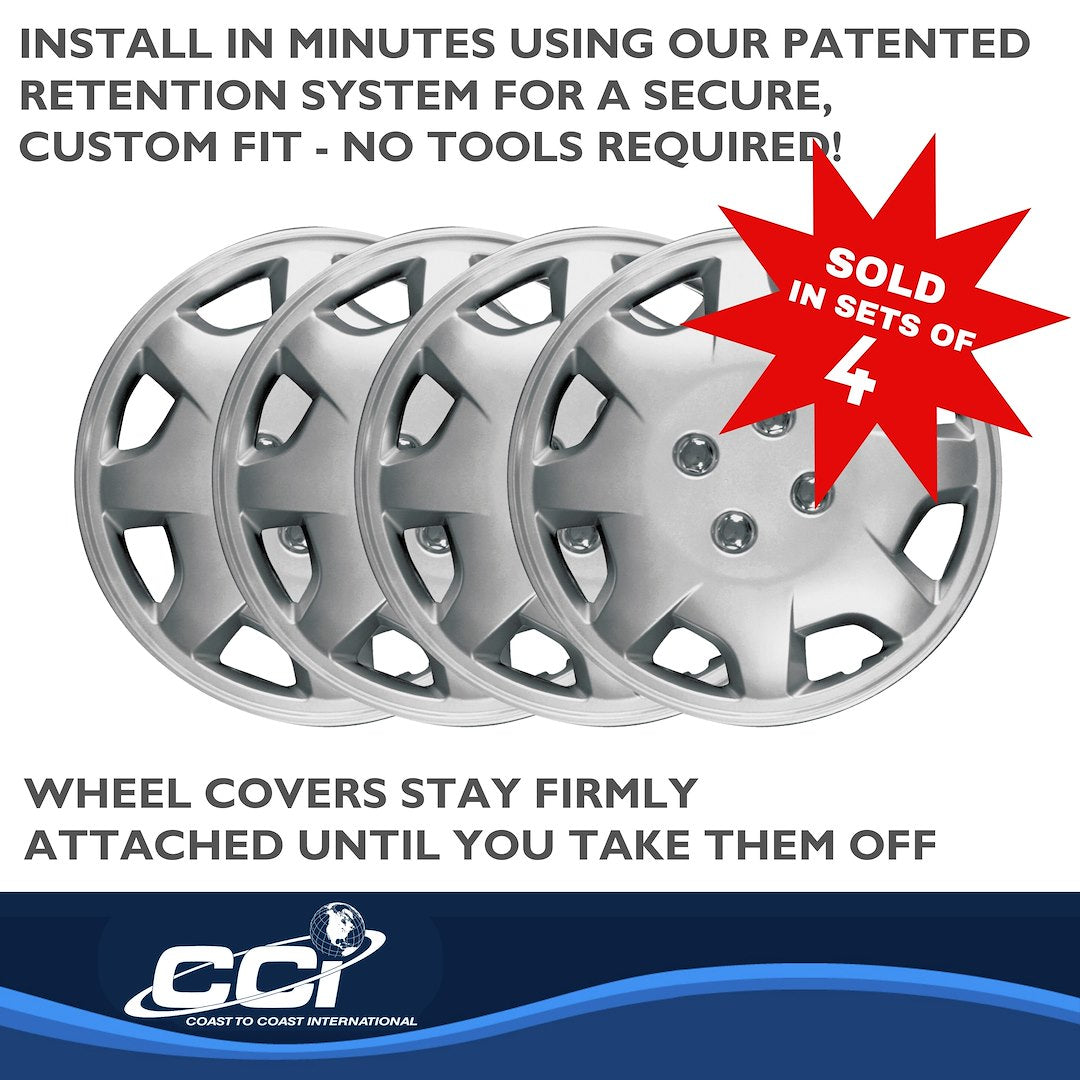 Coast To Coast 12414S Eight-Spoke Steel-Wheel Cover Set - image 4