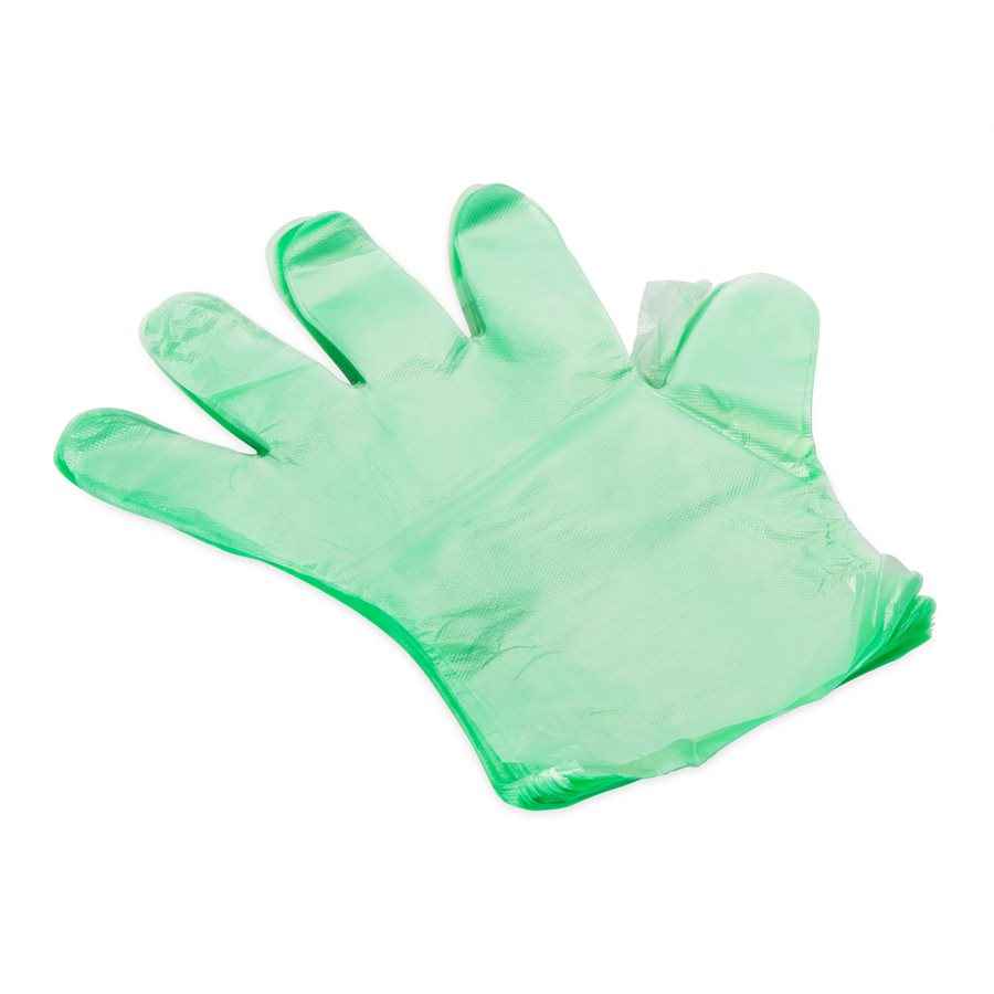 Camco 40285 Green Disposable Sanitation Gloves, 100-Count