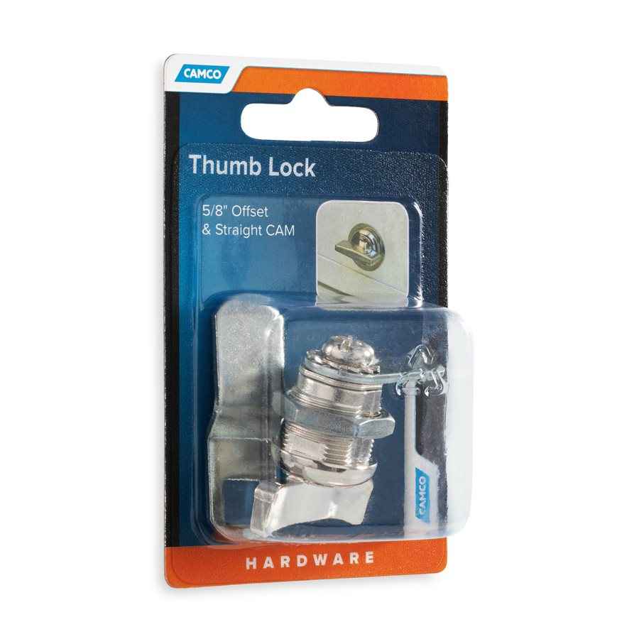 Camco 44333 5/8-Inch Thumb-Operated Baggage Cam Lock