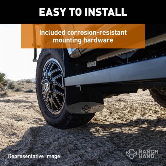 Ranch Hand 250931rh Textured Truck Mud Guard
