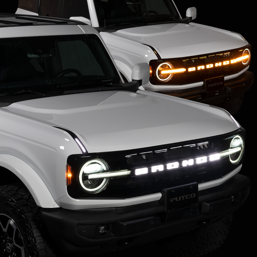 Putco 92852 Bronco Camera-Equipped LED Badge