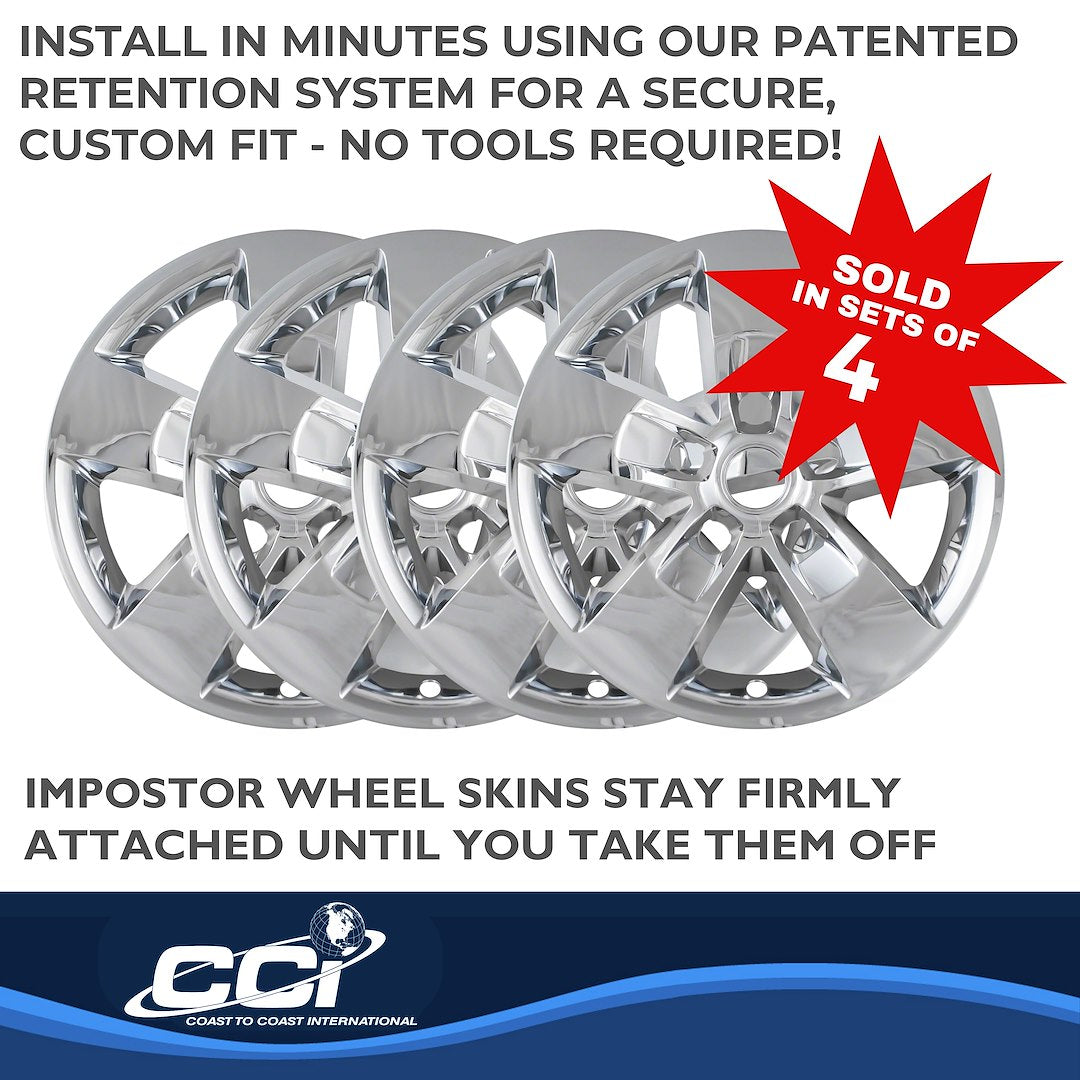 Coast To Coast IMP345XN Ram 1500 17-Inch Chrome Impostor Set - image 4