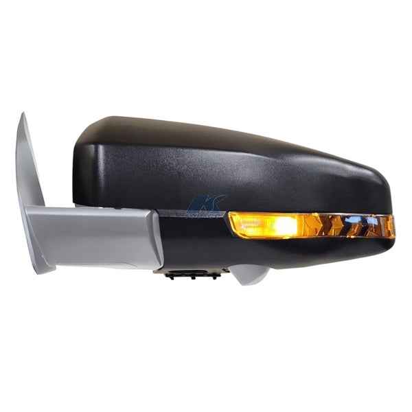 K-Source 81870 Textured Black Manual Tow Mirror Add-Ons, Pair