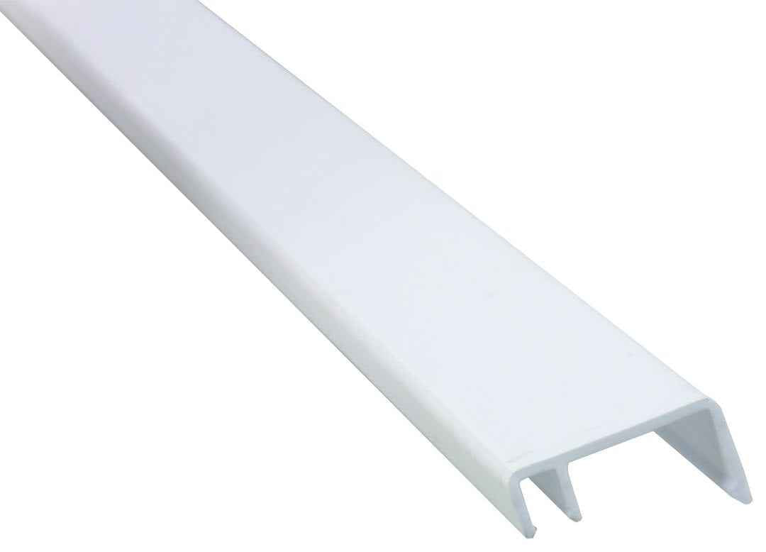 JR Products 11471 White Hehr Rigid Screw Cover, 8-Foot