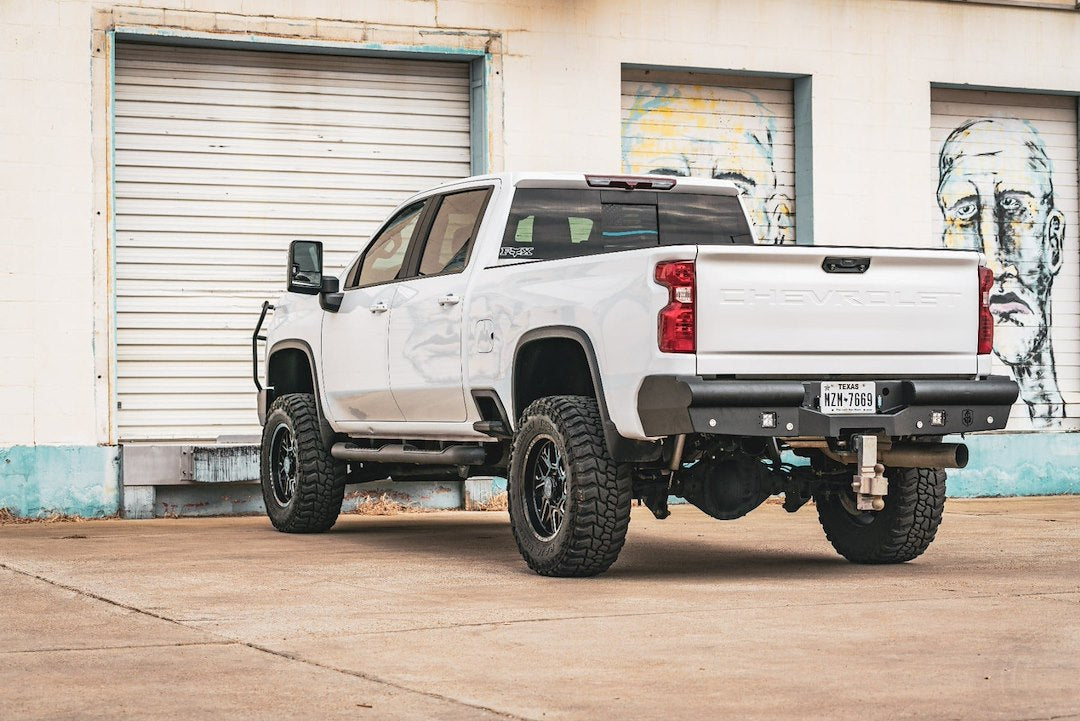 Road Armor 3202VR0B Vaquero Chevy HD Rear Bumper Assembly