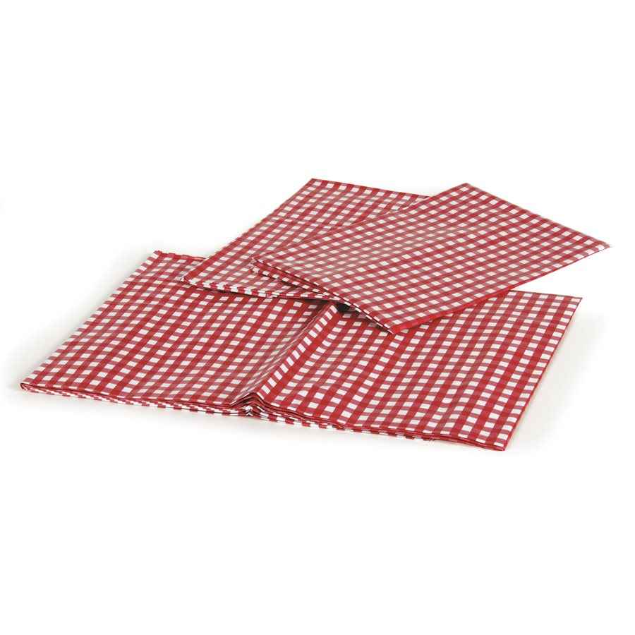 Camco 51021 Red-and-White 54-by-84-Inch Vinyl Tablecloth