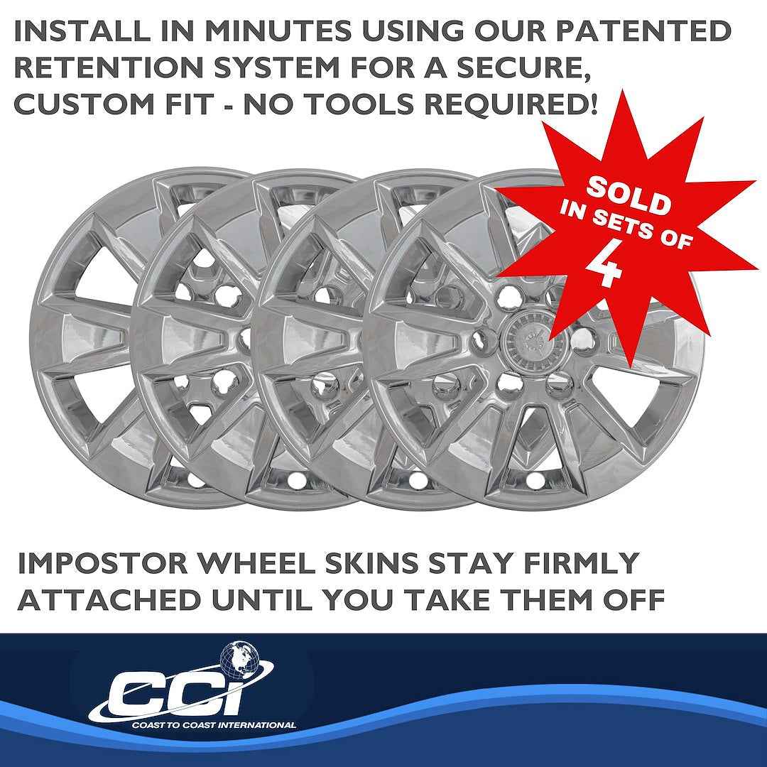 Coast To Coast IMP436X Silverado/Sierra 17-Inch Chrome Skins