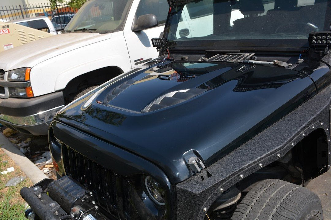 DV8 Offroad HDMB07-TA Rubicon-Design Hood