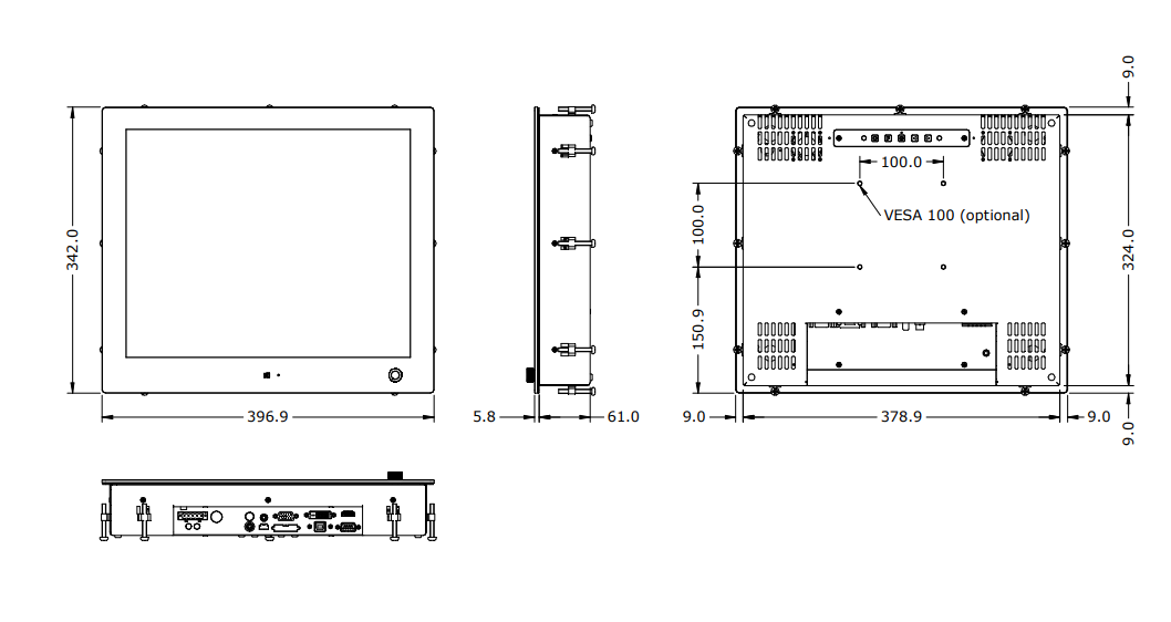 Seatronx Srt-17 Sunlight-Readable Touch Display