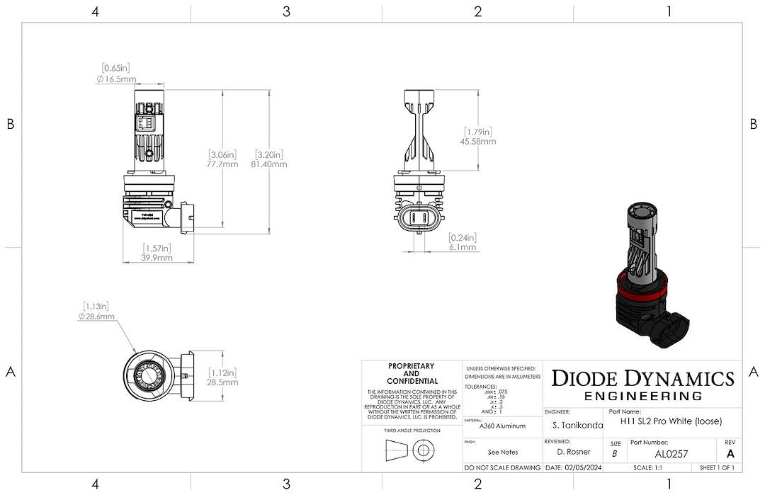 Diode Dynamics DD0483P SL2 Pro LED Headlight Replacements