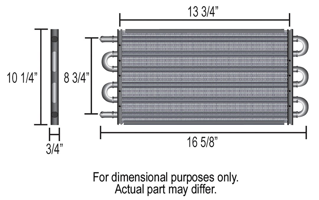 Derale 13104 Series 7000 Full-Size Transmission Cooler - image 3
