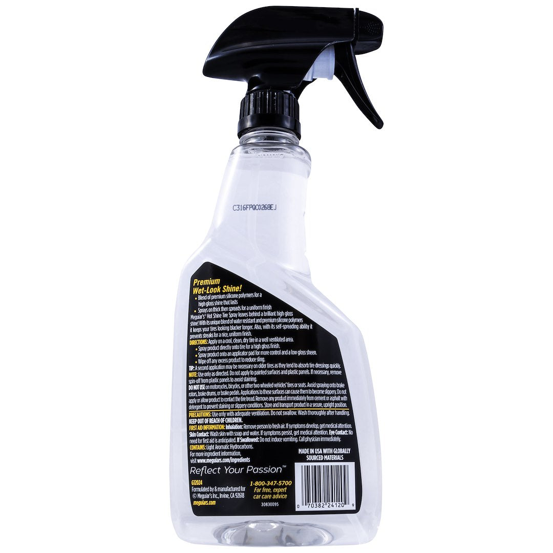 MEGUIARS WAX Meguiars Tire Dressing (G12024) – Unit Size: 24 Ounce