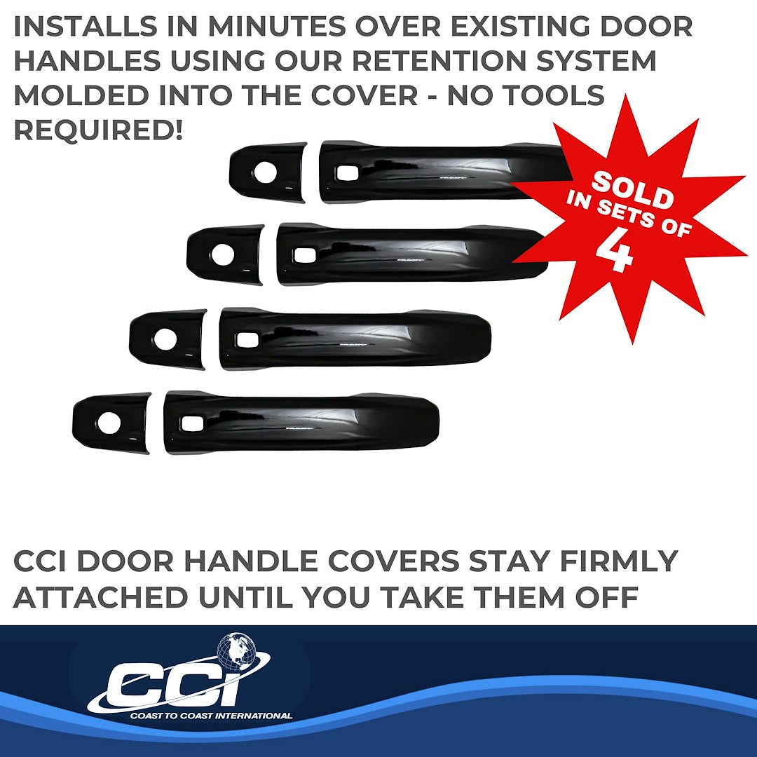 Coast To Coast DH68589SBK Explorer Smart-Key Gloss Handle Overlays - image 3