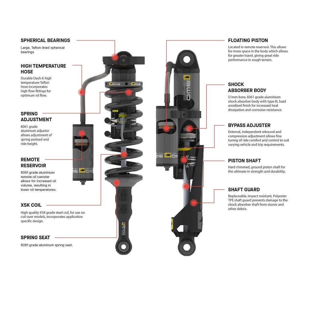 ARB BP5190003L BP-51 Eyelet-Mount Adjustable Coilover - image 2